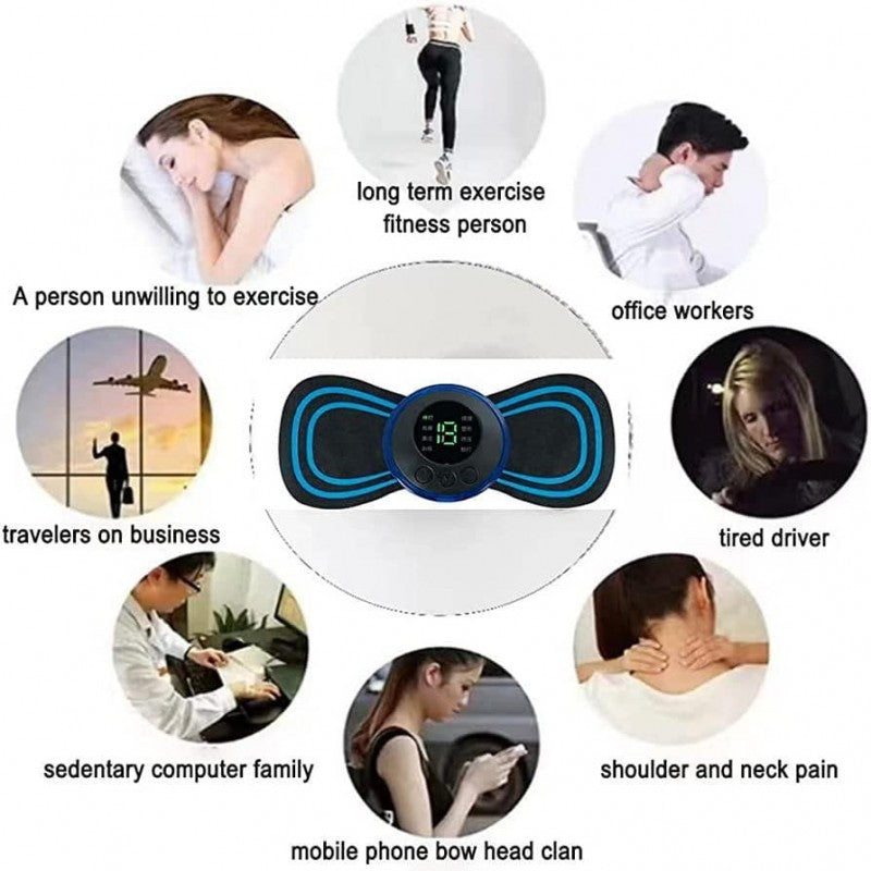 Mini Body Massager Portable and Rechargeable Pain Relief Body Massager