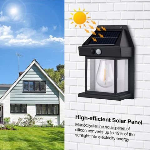 Solar LED Lamp With Motion Sensor