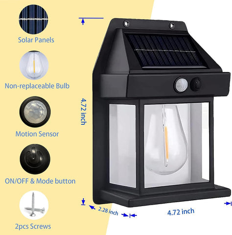 Solar LED Lamp With Motion Sensor