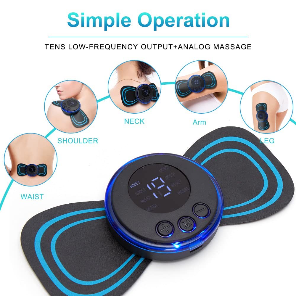 Mini Body Massager Portable and Rechargeable Pain Relief Body Massager