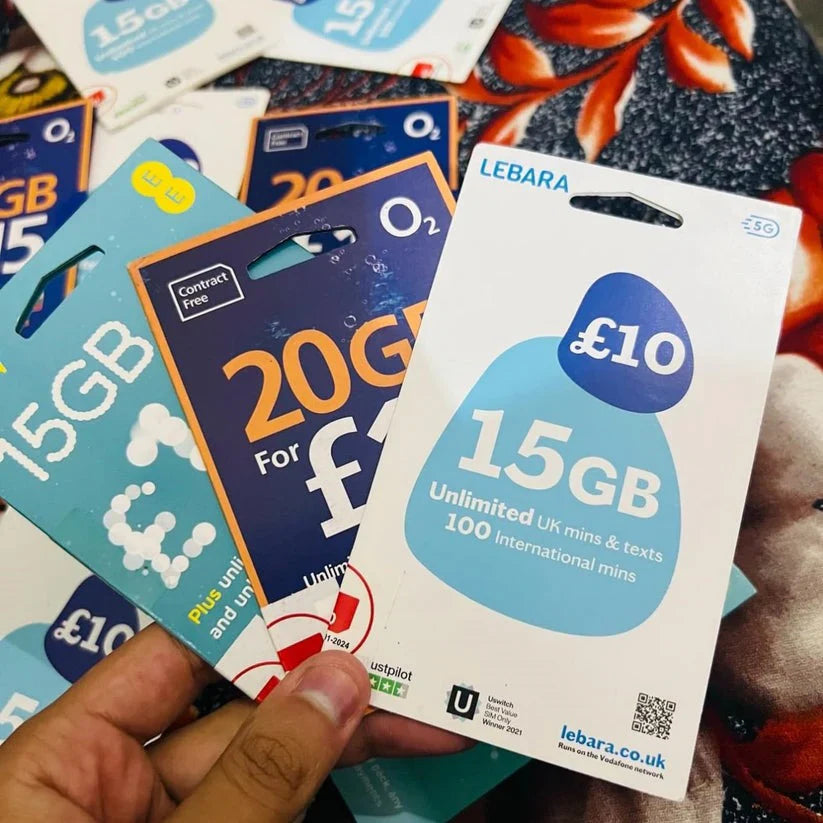 UK Sim for Tiktok Live| Pay pal | For Non PTA Phone & All Otps