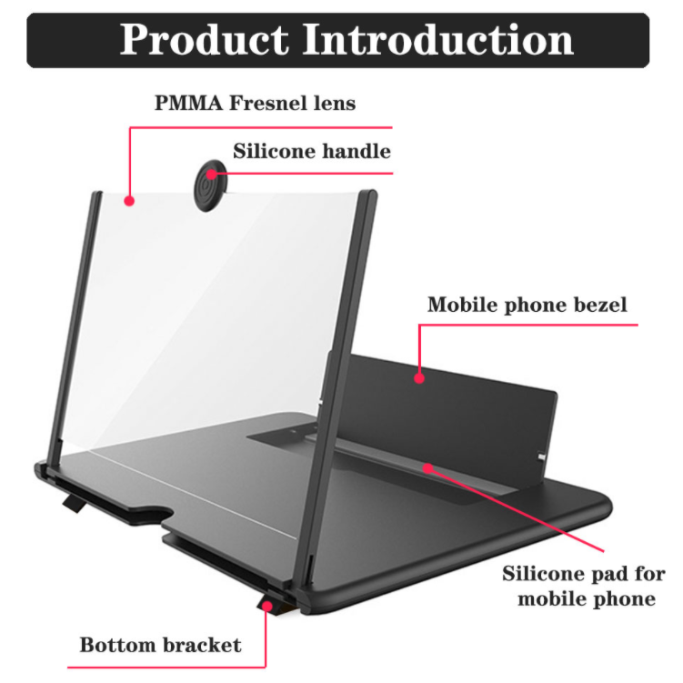 HD Mobile Screen Magnifier 3D