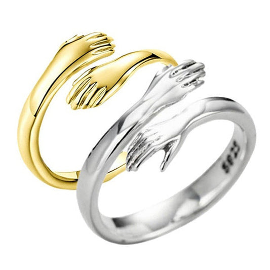 Couple Gifts Adjustable Embrace Finger Hug Ring